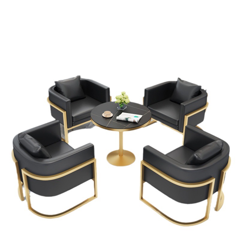 Office Furniture Set - Sofá de Escritório Moderno em Couro