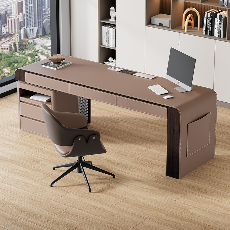 Office Furniture High End - Mesa de escritório minimalista italiana moderna