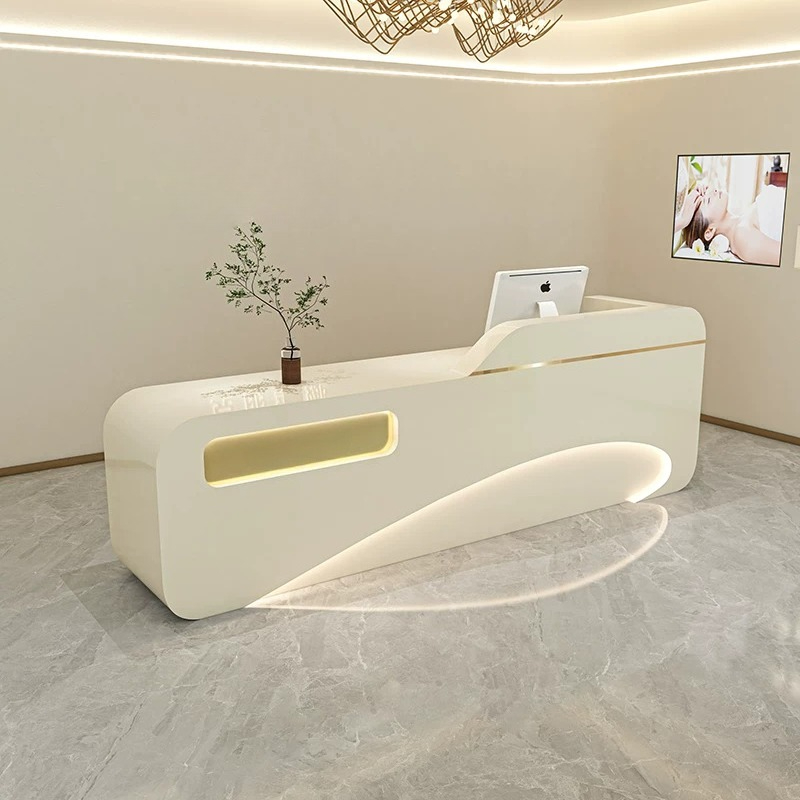 Office Furniture High End - Balcão Moderno Minimalista para Salão de