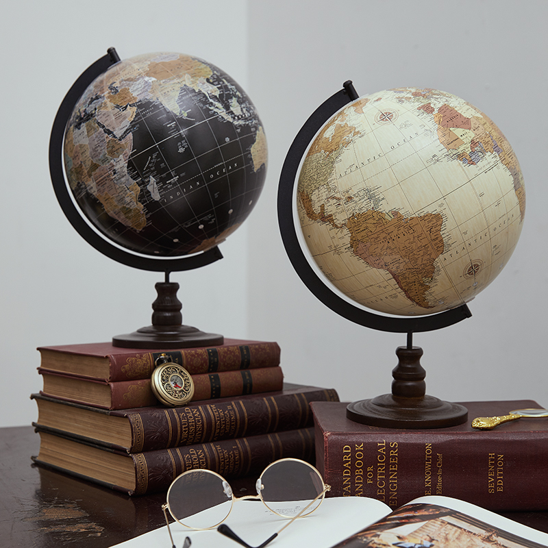 Office Furniture Loft - Globo do mundo-globo do vintage, ornamento