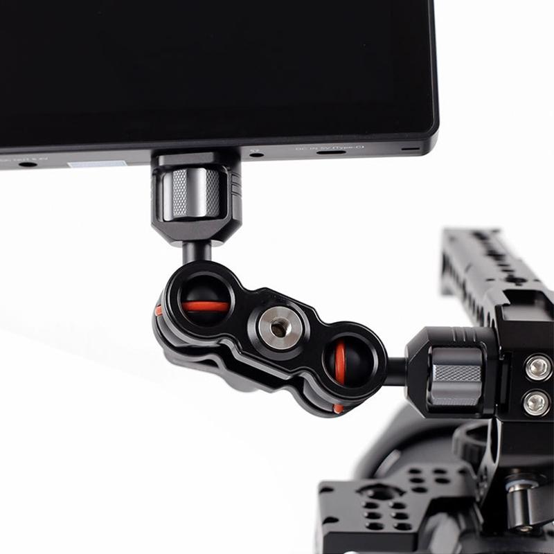 Adjustable Monitor Mount - Suporte montagem câmera j78a com cabeças