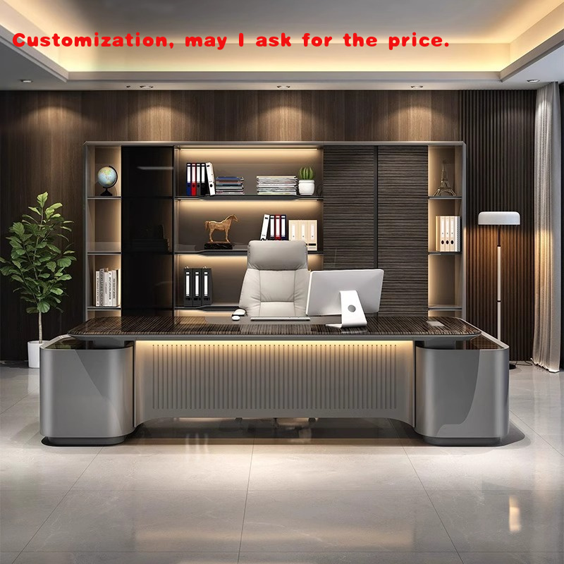 Mesa executiva lacada luxuosa  - Office Furniture High End avaliação e preço