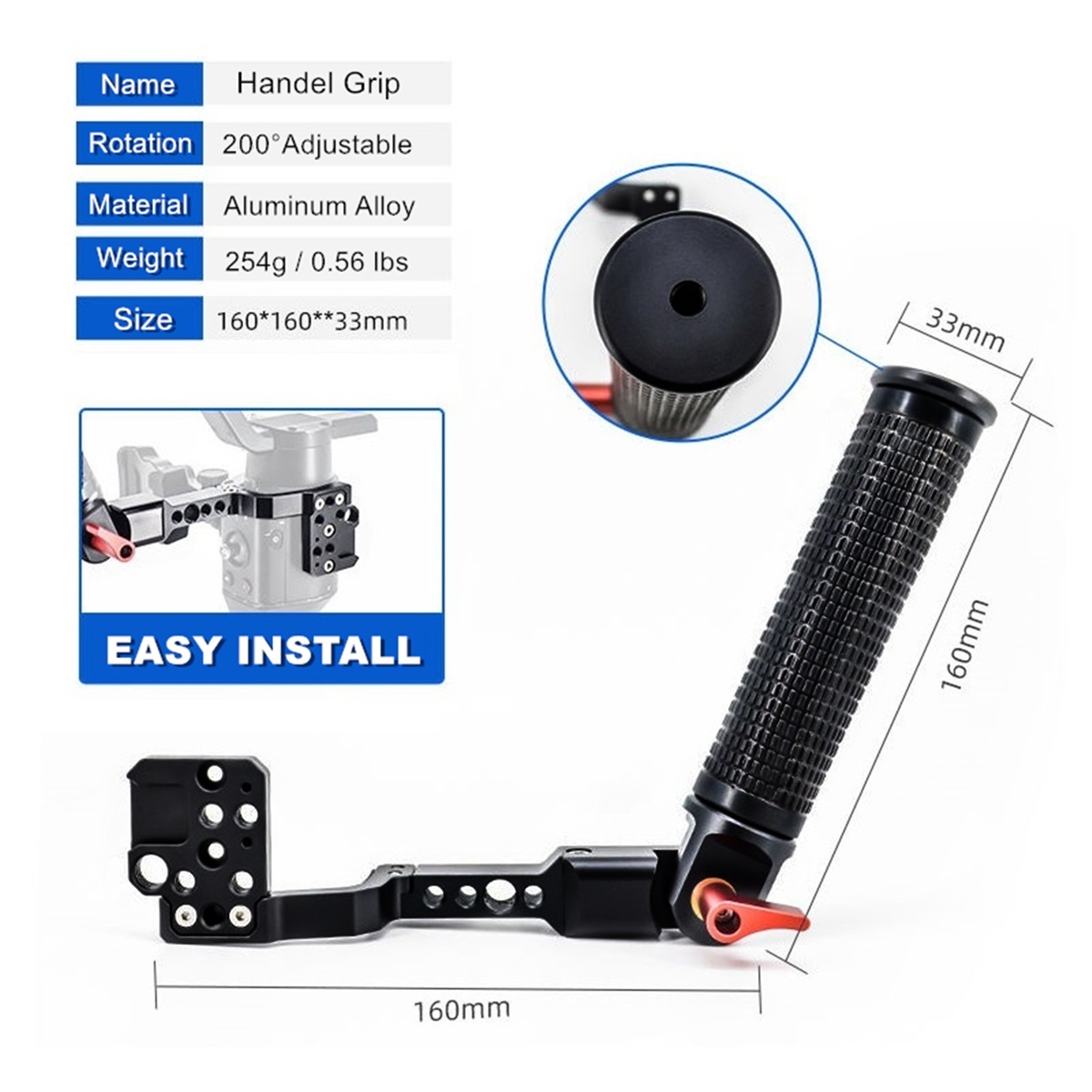 Para Estabilizadores DJI Ronin - Adjustable Monitor Mount avaliação e preço