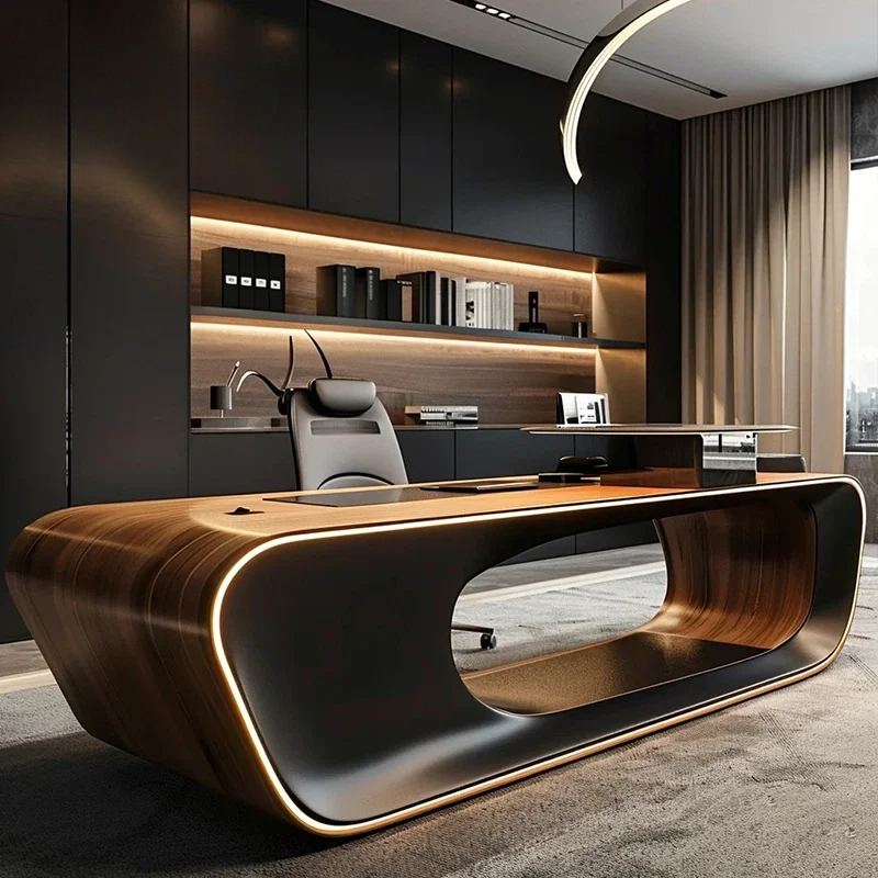 Nova Mesa Executiva Moderna Si - Office Furniture High End avaliação e preço